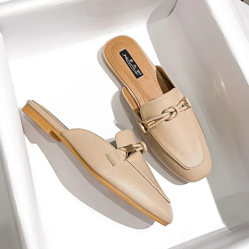 Women'S Fashion Korea - Zapatos de Mujer, Pantuflas Baotou de