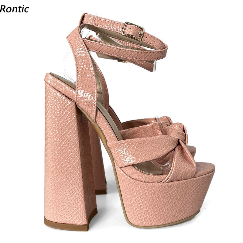 Spaghetti Strap Dress - Rontic, sandalias de plataforma hechas a