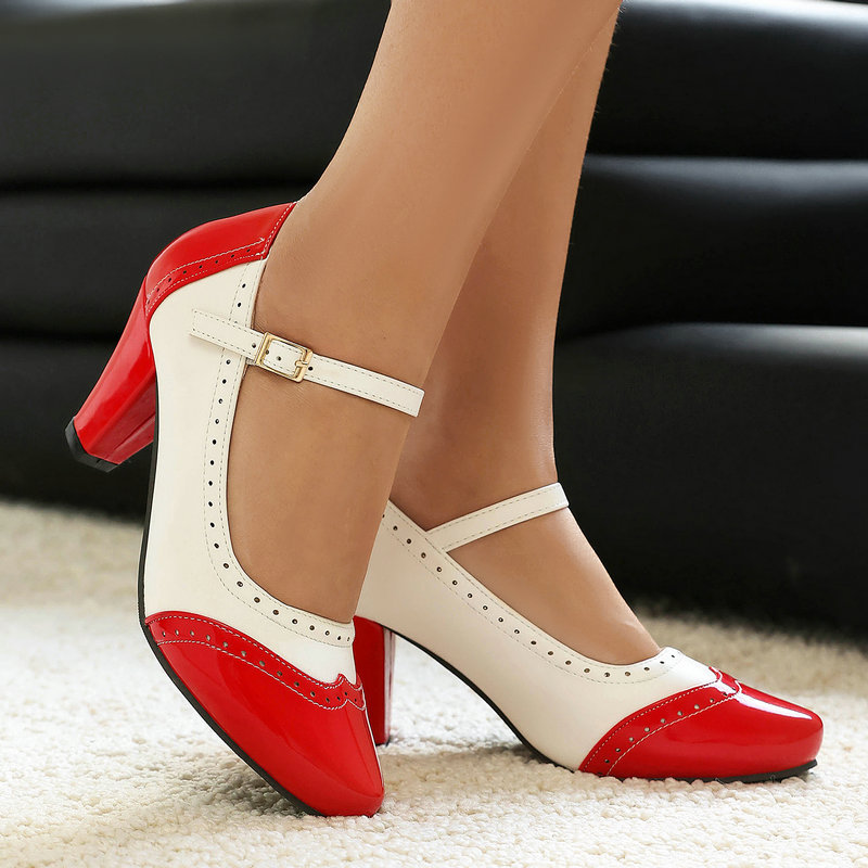 Women'S Fashion In The 50S - Zapatos Mary Jane para Mujer, Tacones