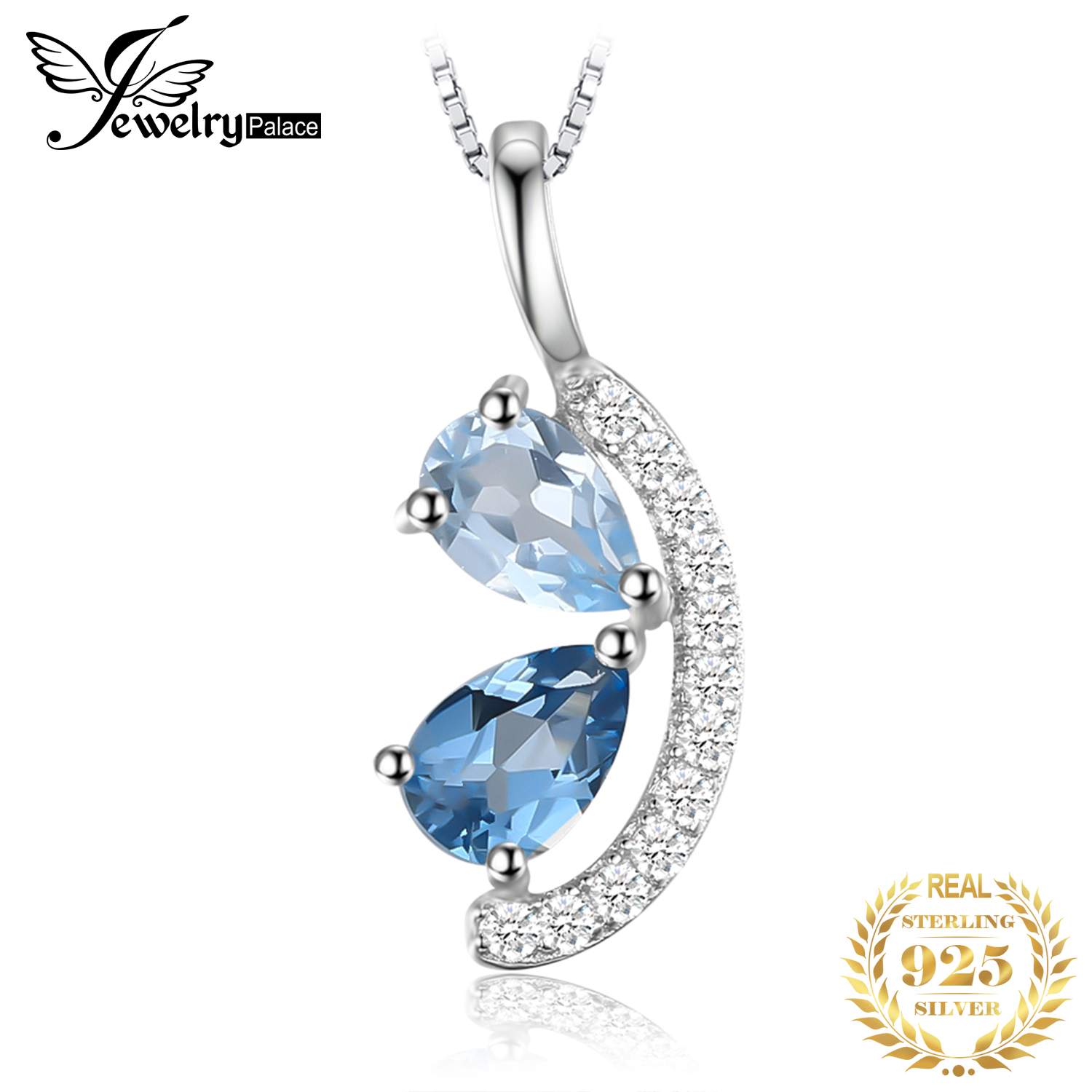 Women'S Fashion London - JewelryPalace-colgante de Plata de Ley 925