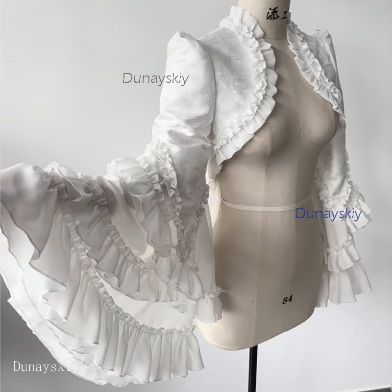 Puff Sleeve Blouse - Conjunto gótico de fiesta estilo vampiro