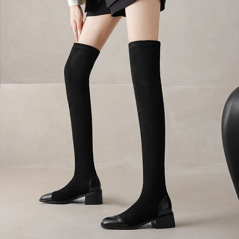 Women Fashion Over 40 - 2025 Botas Largas por encima de