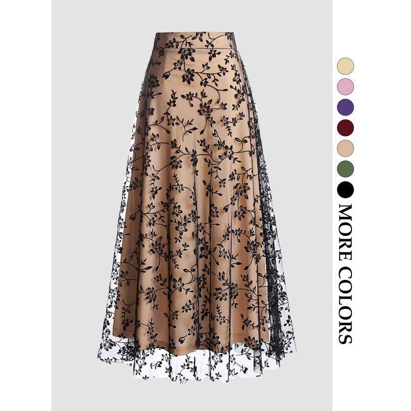 Women'S Fashion In The 50S - Falda de tul retro de color
