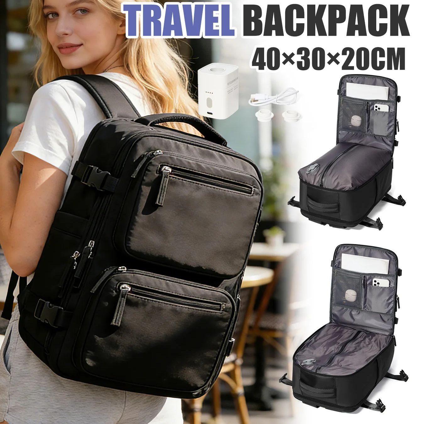 Women And Men Fashion - Mochila para mujer, mochila con bomba