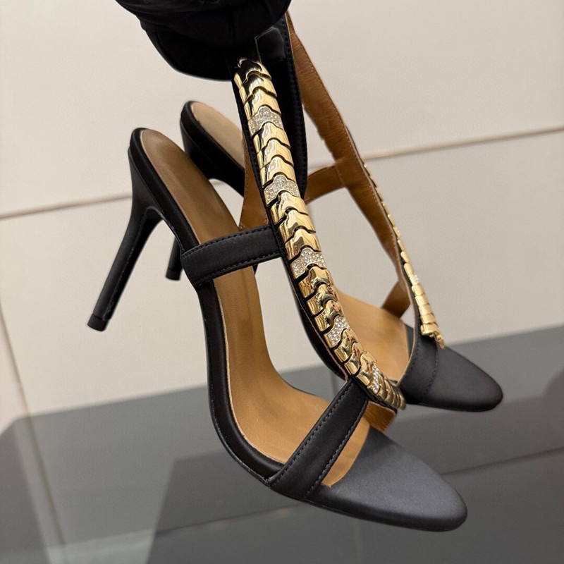 Sandalias de gladiador de saté - Spaghetti Strap Dress reseña y precio