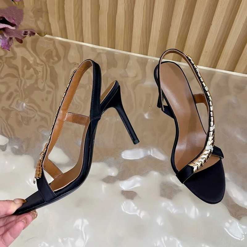 Sandalias de gladiador de saté - Spaghetti Strap Dress reseña y precio