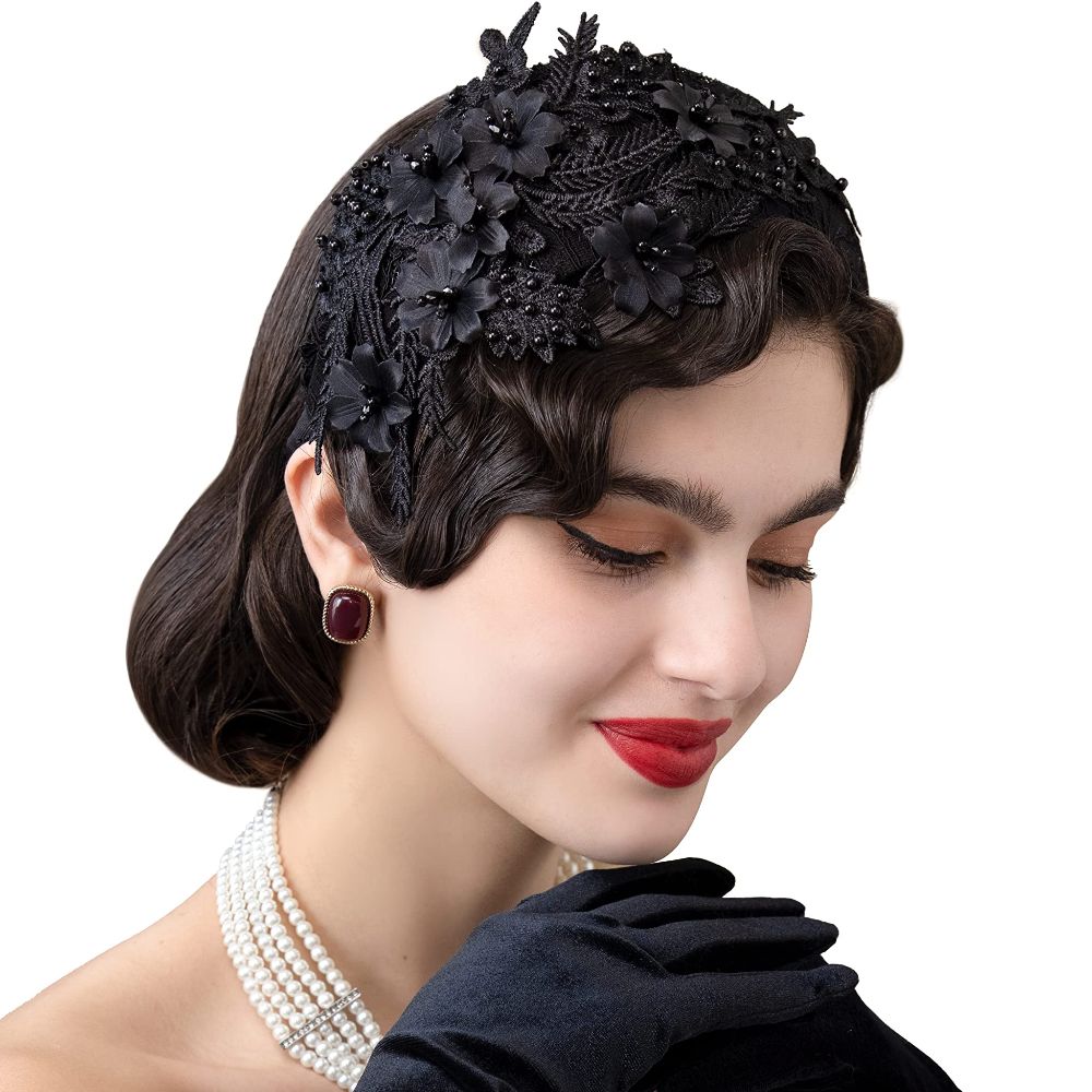 Diadema de encaje para mujer,  - Women'S Fashion In The 50S reseña y precio
