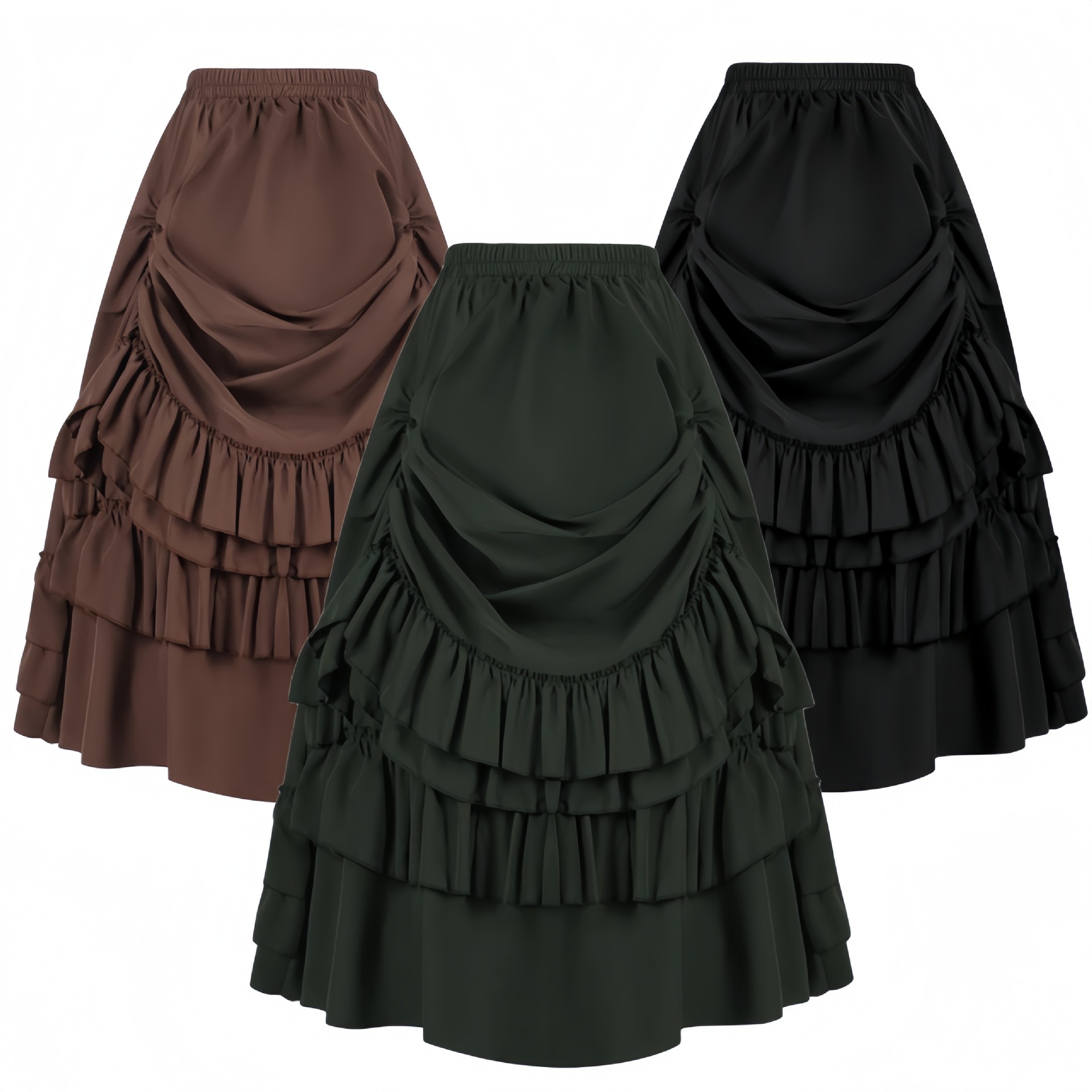 Nueva Falda Corta de Estilo Gó - Women'S Fashion Renaissance Period reseña y precio