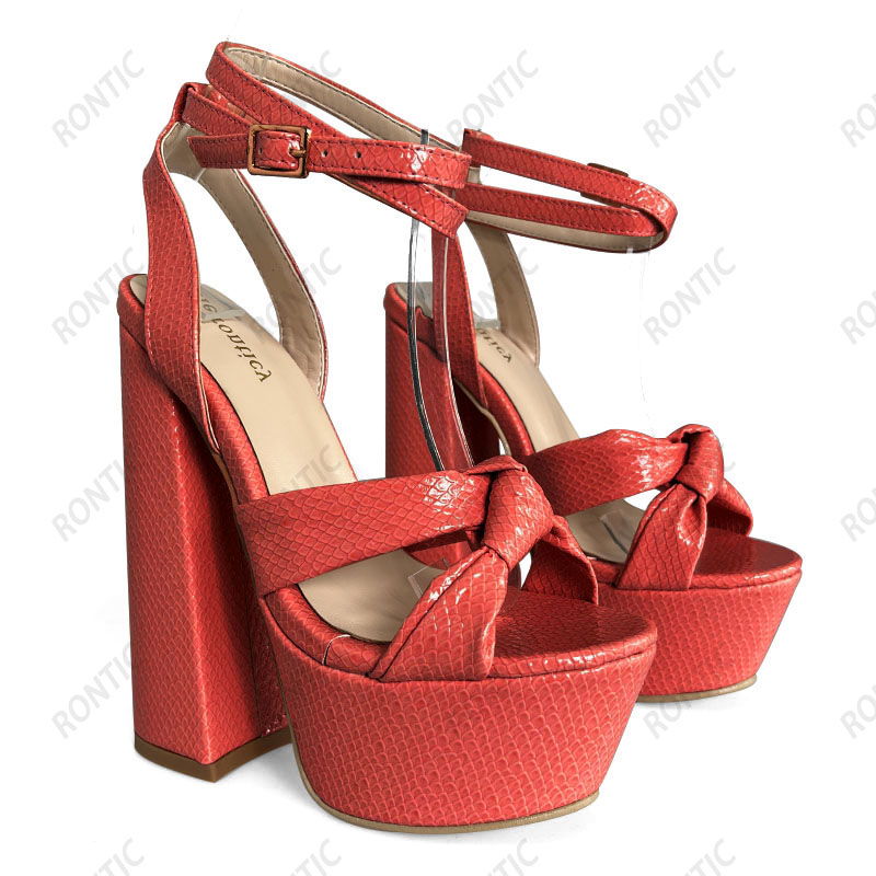 Rontic, sandalias de plataform - Spaghetti Strap Dress reseña y precio