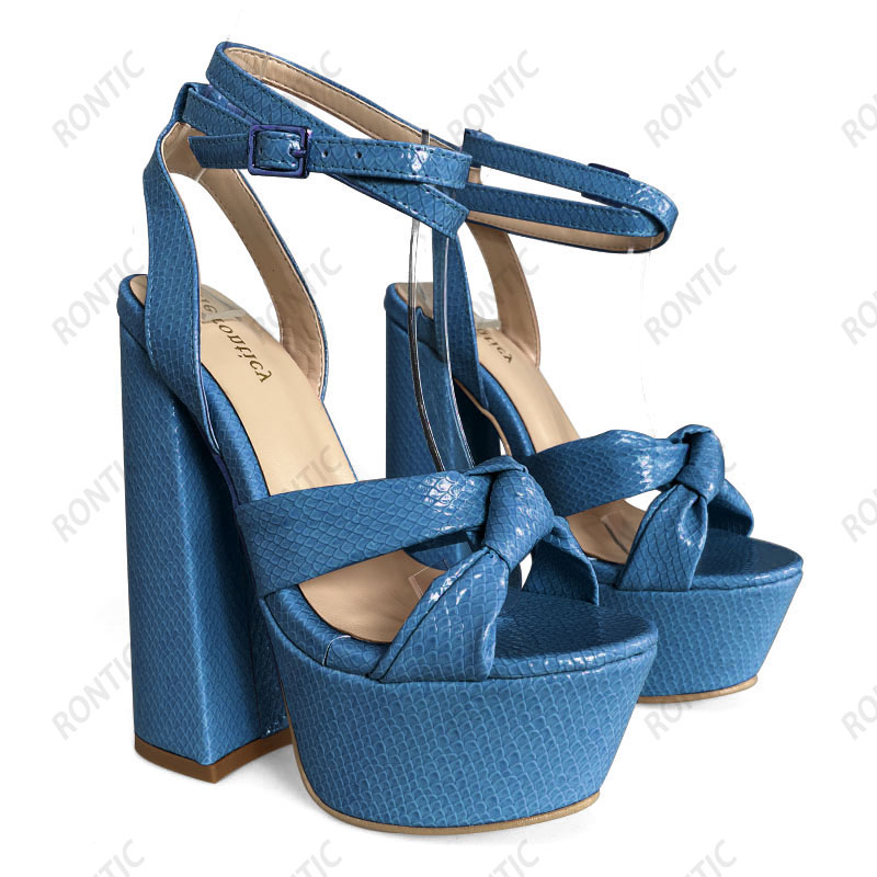 Rontic, sandalias de plataform - Spaghetti Strap Dress reseña y precio