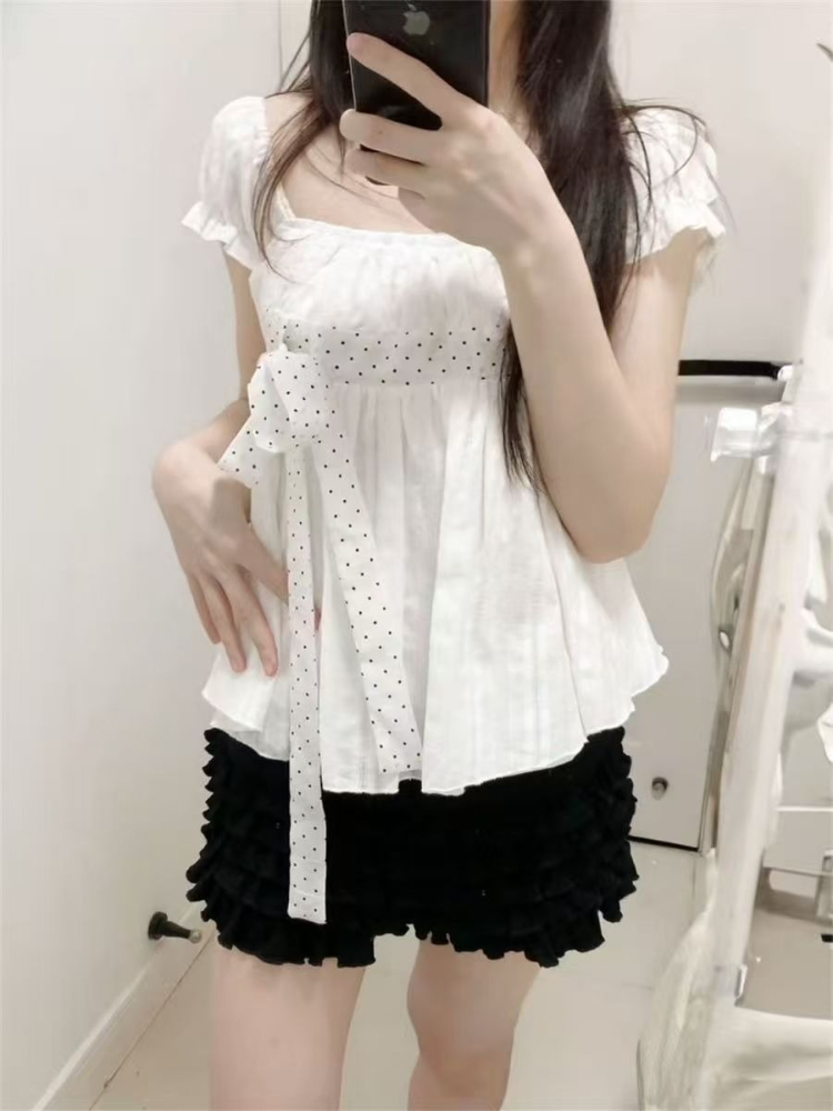 Conjunto de 2 Piezas de Moda C - Puff Sleeve Blouse reseña y precio