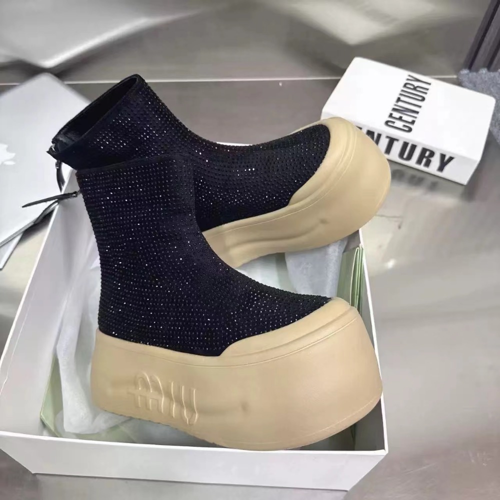 Botines de lujo con diamantes  - Women'S Fashion Korea reseña y precio