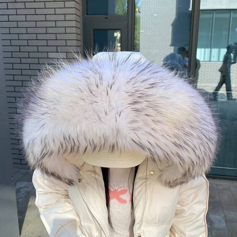 Cuellos de piel de mapache par - Women'S Fashion Hoodies reseña y precio