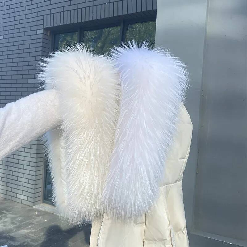 Cuellos de piel de mapache par - Women'S Fashion Hoodies reseña y precio