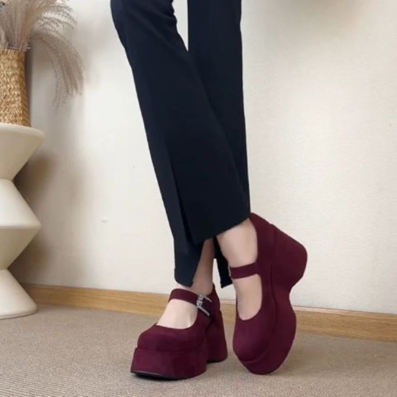 Zapatos Mary Jane con platafor - Women'S Fashion Korea reseña y precio