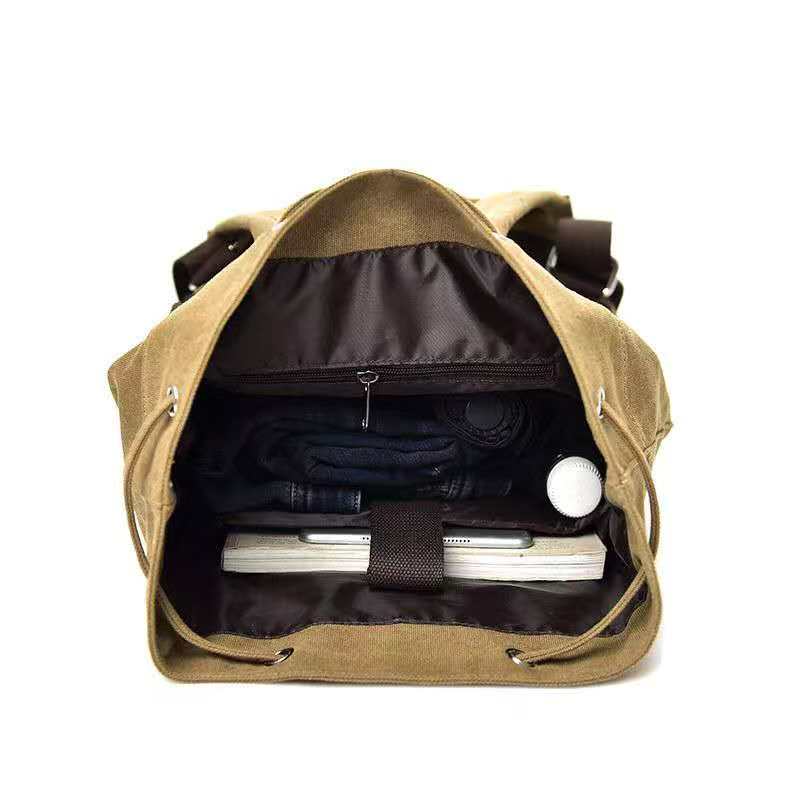 2026 Mochila de lona con corre - Women And Men Fashion reseña y precio