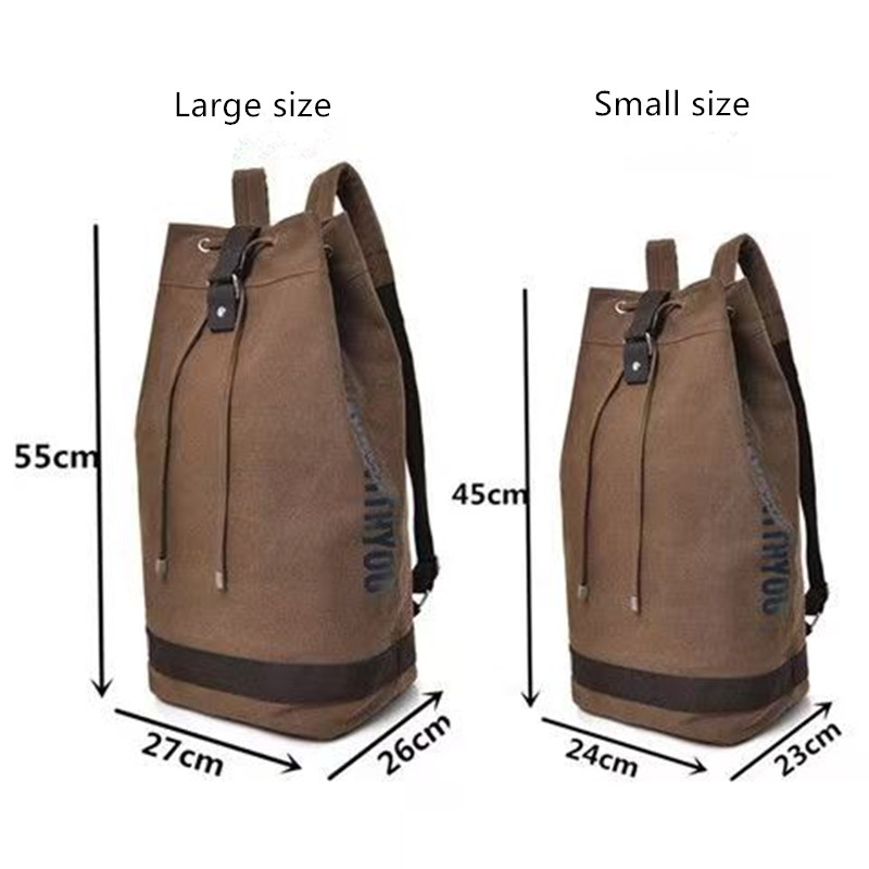 2026 Mochila de lona con corre - Women And Men Fashion reseña y precio