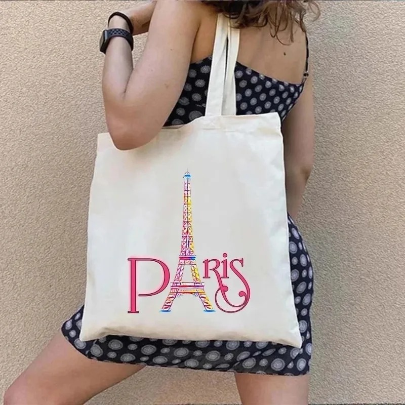 Bolso de lona con estampado de - Women'S Fashion London reseña y precio