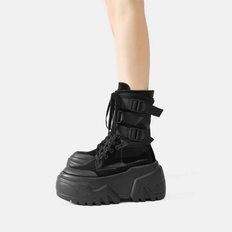 Botas de plataforma gruesas de - Women'S Fashion Korea reseña y precio
