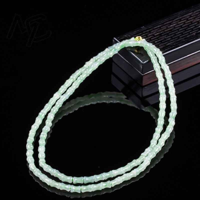 Nuevo Collar de Bambú de Jade  - Women And Men Fashion reseña y precio