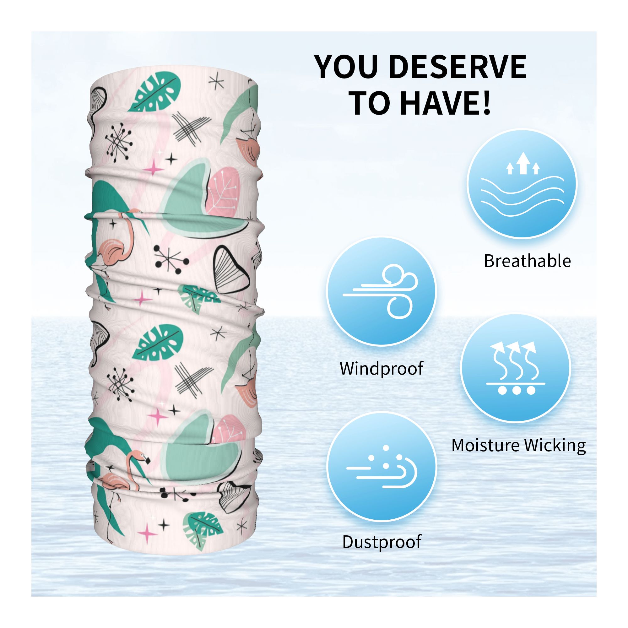 Atomic 50s Flamingo Bandana Ne - Women'S Fashion In The 50S reseña y precio