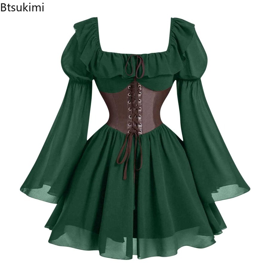 Vestido Medieval de la Época R - Women'S Fashion Renaissance Period reseña y precio