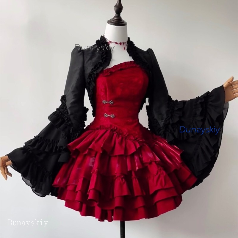 Conjunto gótico de fiesta esti - Puff Sleeve Blouse reseña y precio