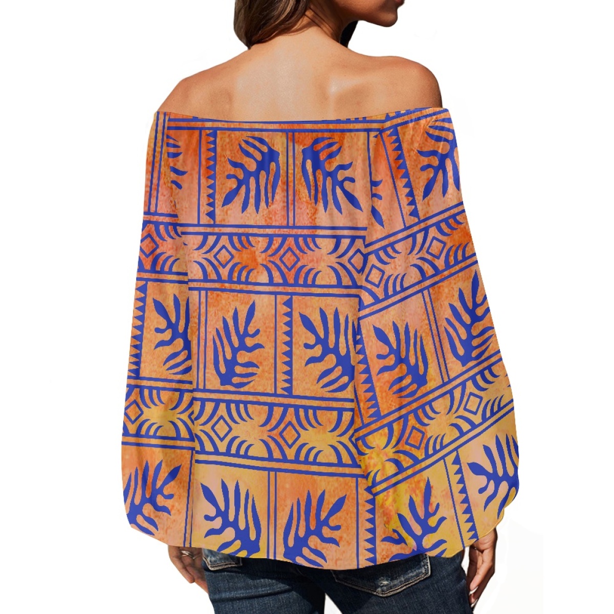 Blusa de Chifón Elegante para  - Puff Sleeve Blouse reseña y precio