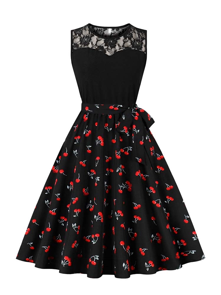 Vestido midi plisado sin manga - Women'S Fashion In The 50S reseña y precio