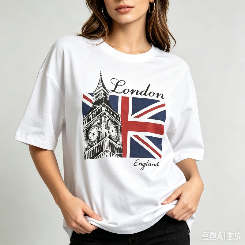 Camiseta con Estampado Frontal - Women'S Fashion London reseña y precio