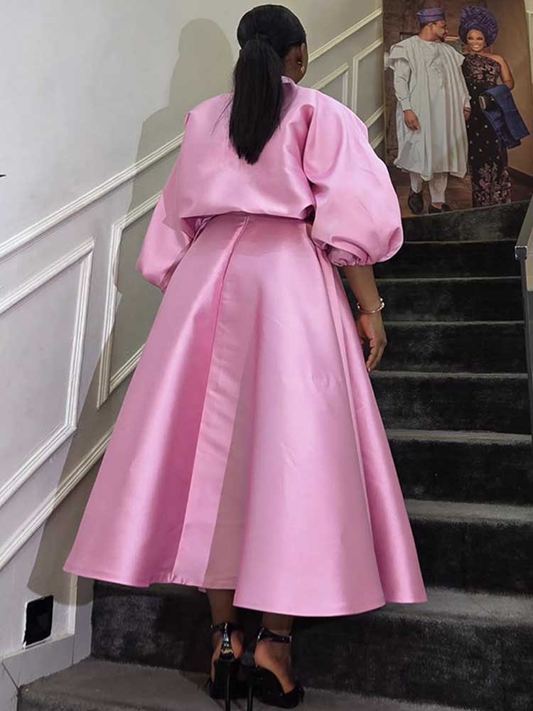 Conjunto de dos piezas para mu - Puff Sleeve Blouse reseña y precio