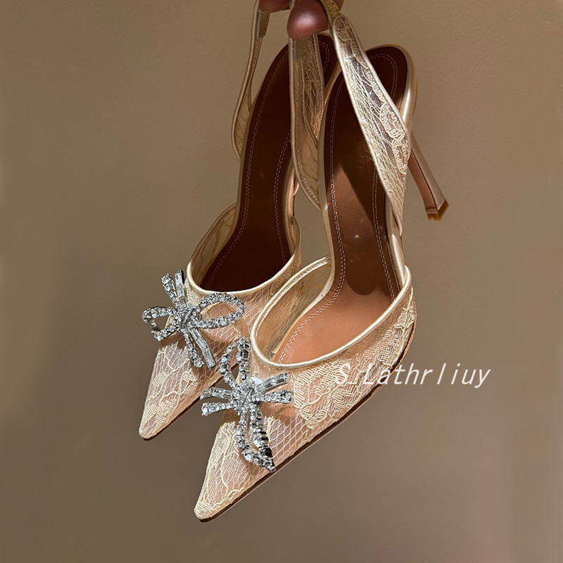 Sandalias con diamantes de imi - Spaghetti Strap Dress reseña y precio